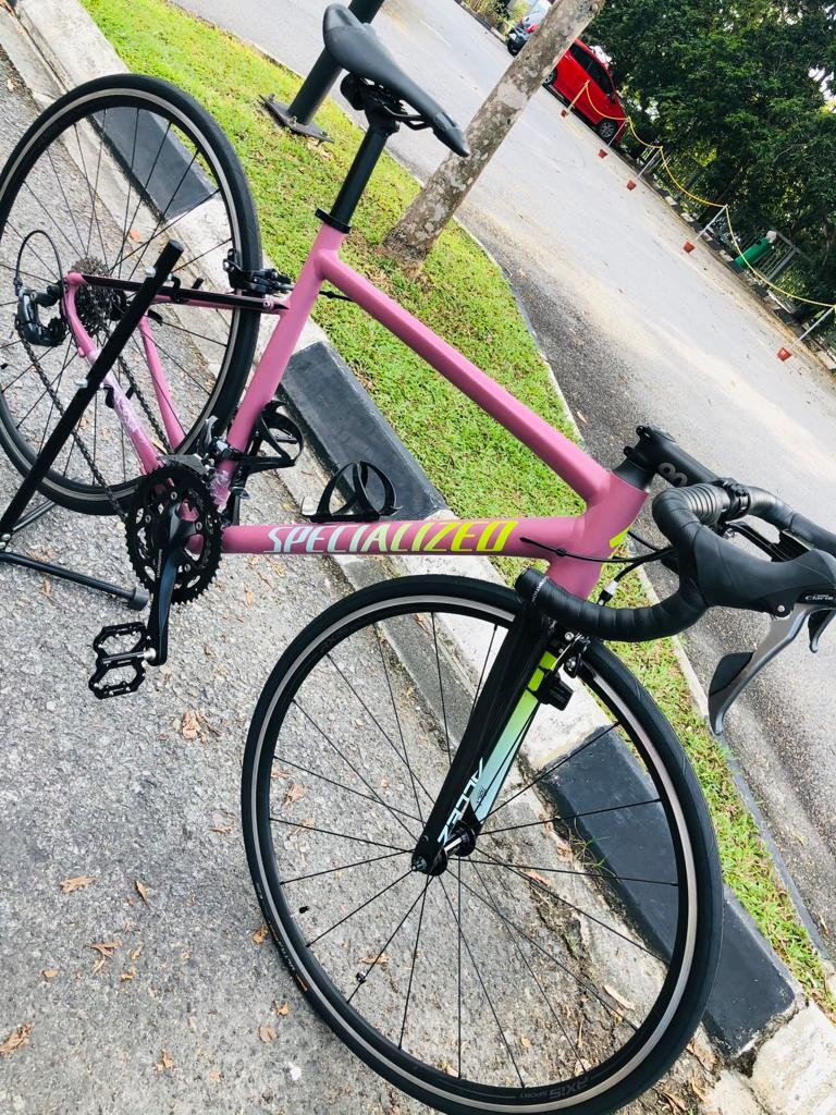 FULL SET Specialized Allez Road bike in Pink Limited size 52