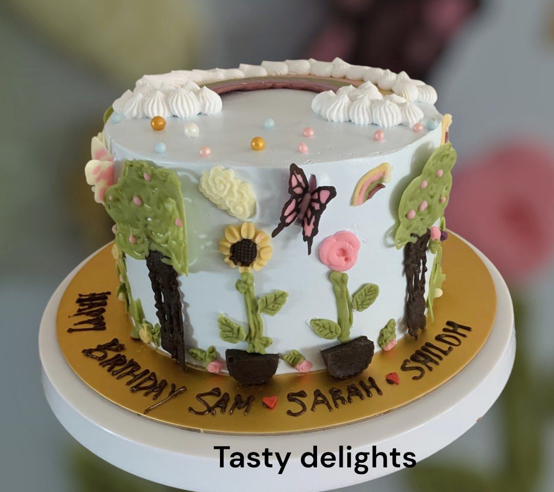 Mushroom Garden Theme Cake – Cakes All The Way