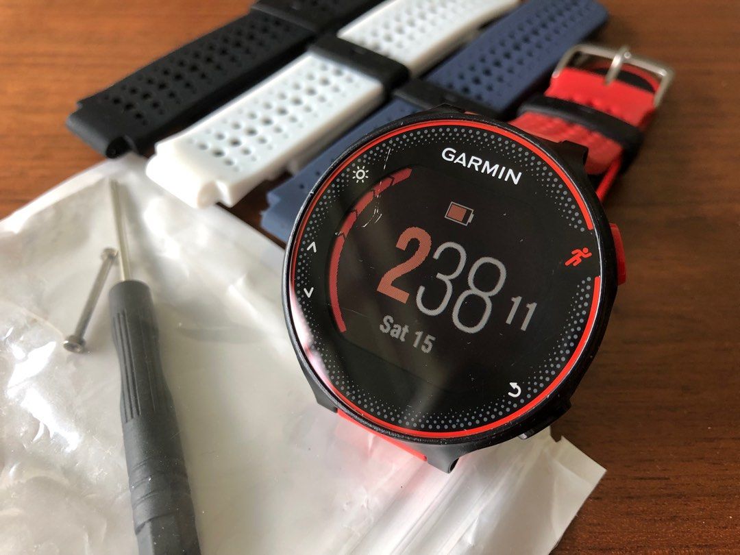 Garmin 235 clearance black red
