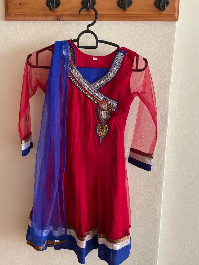 Girl with punjabi suit sale