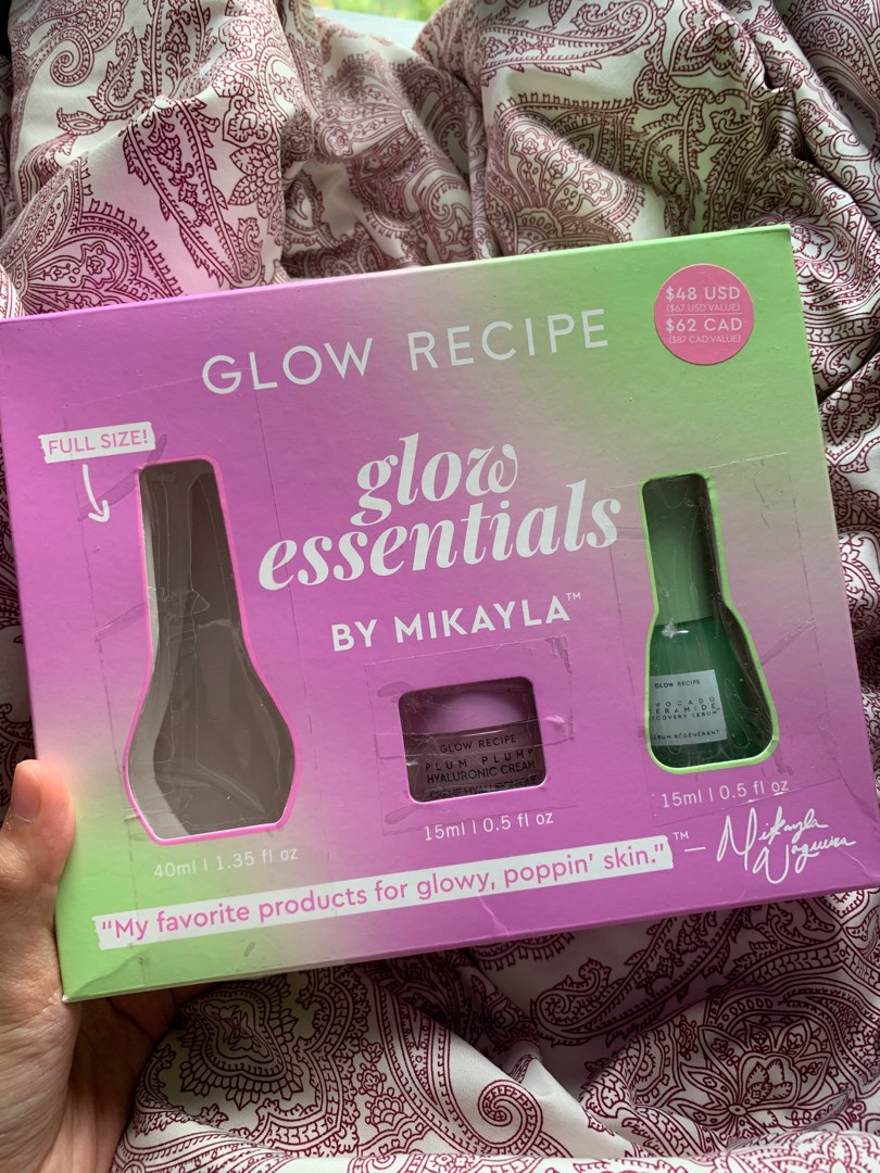 glow recipe glow essentials by mikayla gift set, Beauty & Personal Care