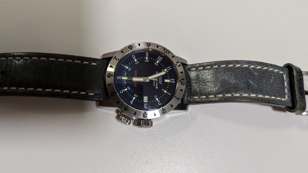 Glycine double twelve automatic watch on sale