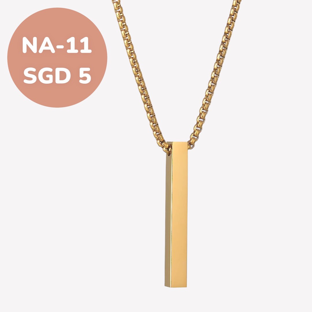 Mens bar necklace new arrivals