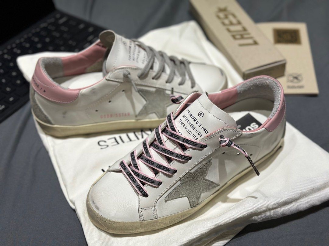 Golden goose laces for top sale