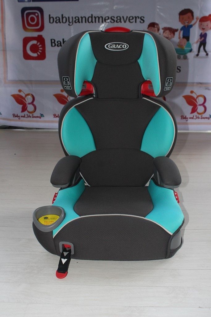 Graco Junior Affix HB 2 in 1 Toddler Booster Baby Car Seat ISOFIX and SEAT BELT MOUNT