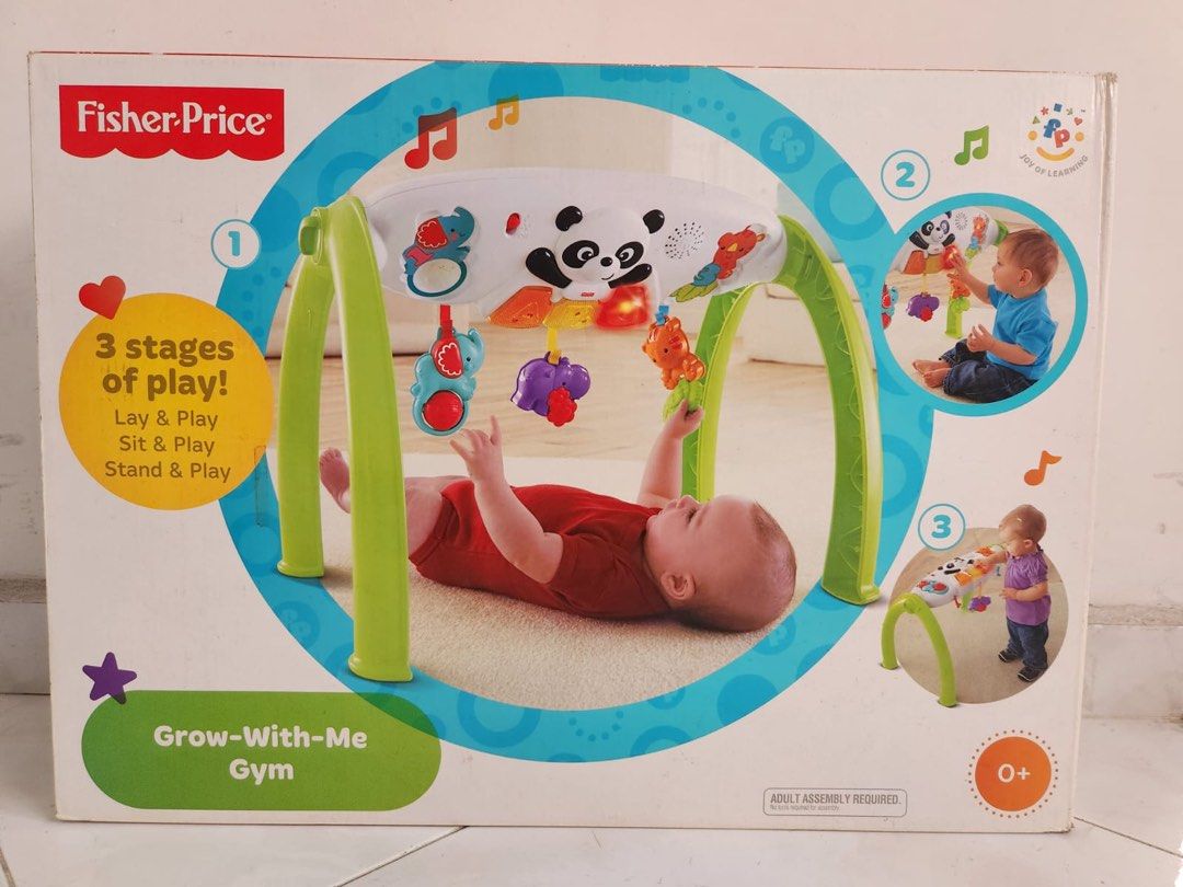 Fisher Price Grow With Me Gym Babies Kids Infant Playtime on
