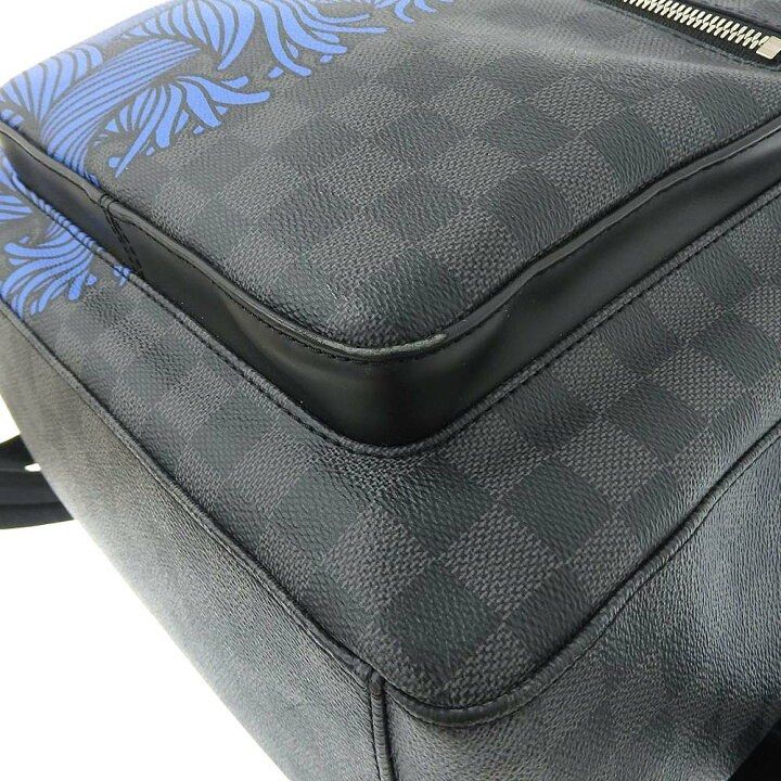 Louis Vuitton Messenger District Christopher Nemeth Rope Damier Graphite PM  Black/Grey/Blue in Canvas/Fabric with Silver-tone - US