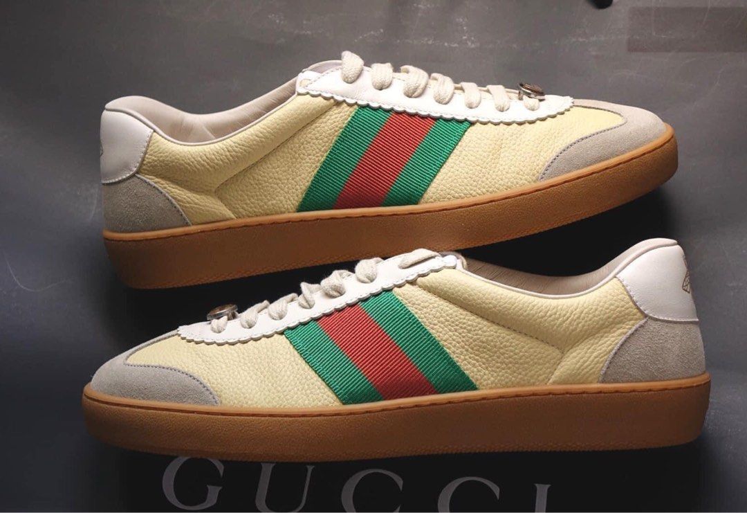 Gucci G74 Web Leather