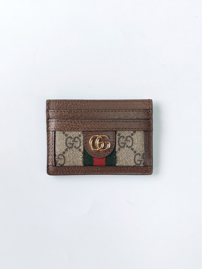 Gucci 523159 Ophidia GG Supreme Card Holder Card Case Used from Japan