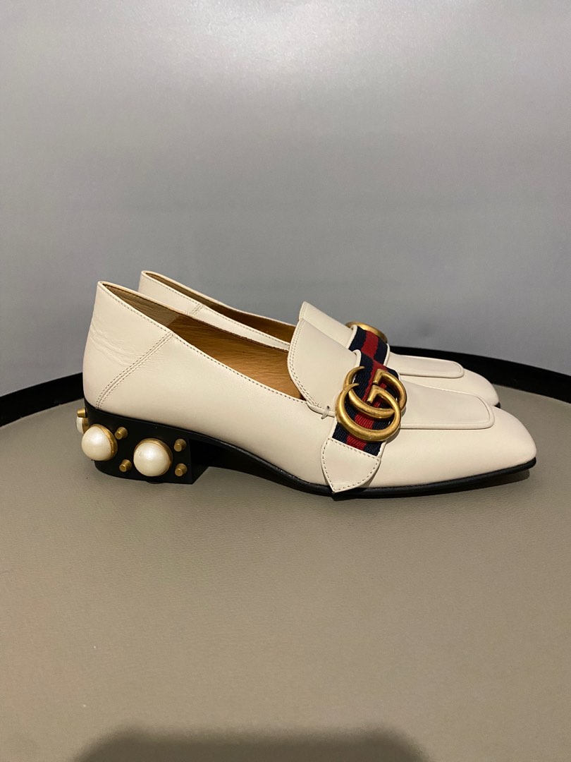 Gucci sale pearl loafer