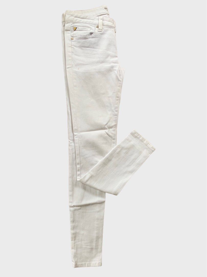 Guess white jeans women Clearance