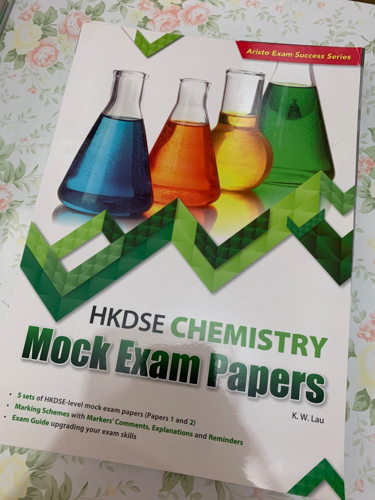HKDSE CHEM MOCK EXAM PAPER BY ARISTO｜化學科模擬試卷, 興趣及遊戲, 書本 & 文具, 書本及雜誌 ...