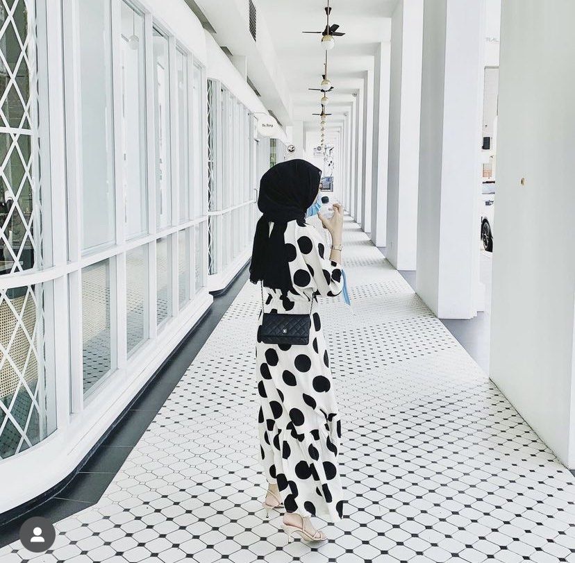 H&m black and deals white polka dot dress
