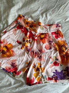 H&M Floral Summer Shorts
