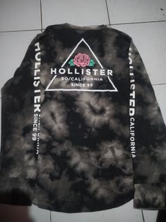 Hollister California tie dye black white