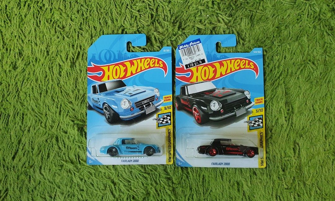 Hot Wheels Fairlady 2000 HW Speed Graphics Colour Set Hobbies