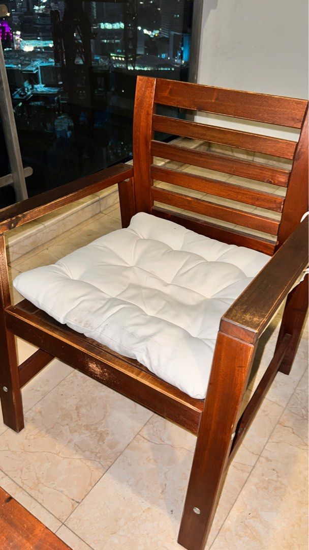 IKEA Outdoor Chairs & table, Furniture & Home Living, Furniture, Chairs