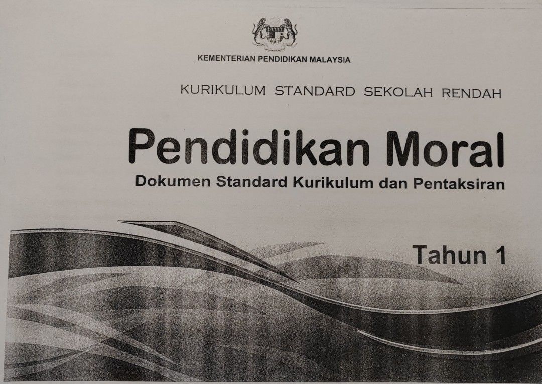 [IPG] Kurikulum Standard Sekolah Rendah Pendidikan Moral Tahun 1 ...