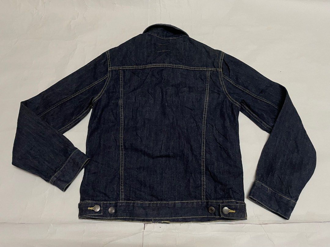 Jaket jeans green gates design work Men s Fashion Activewear on