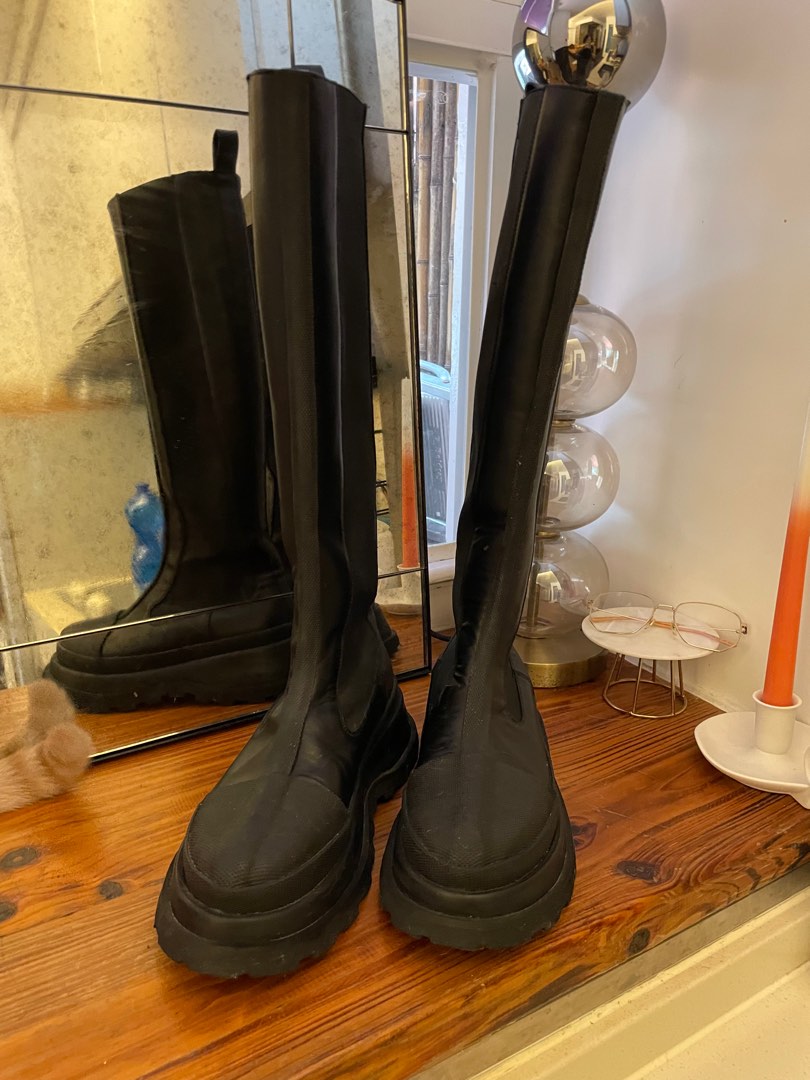 Jil Sander Combat Boots Carousell