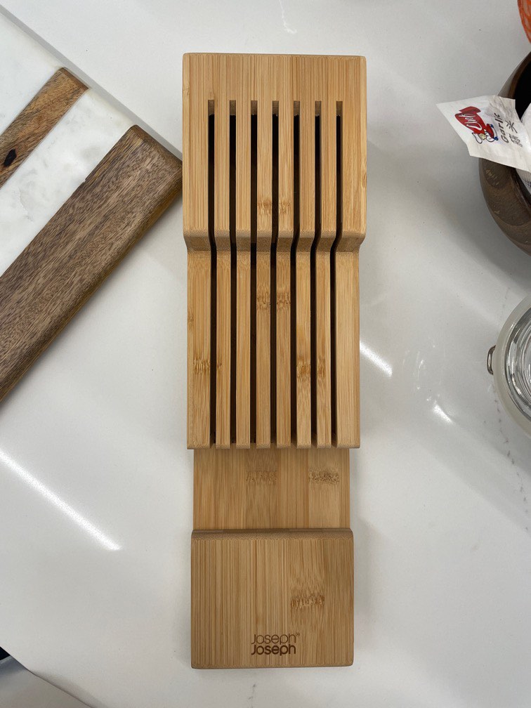 Joseph Joseph Bamboo Knife Holder, Furniture & Home Living, Kitchenware & Tableware, Knives