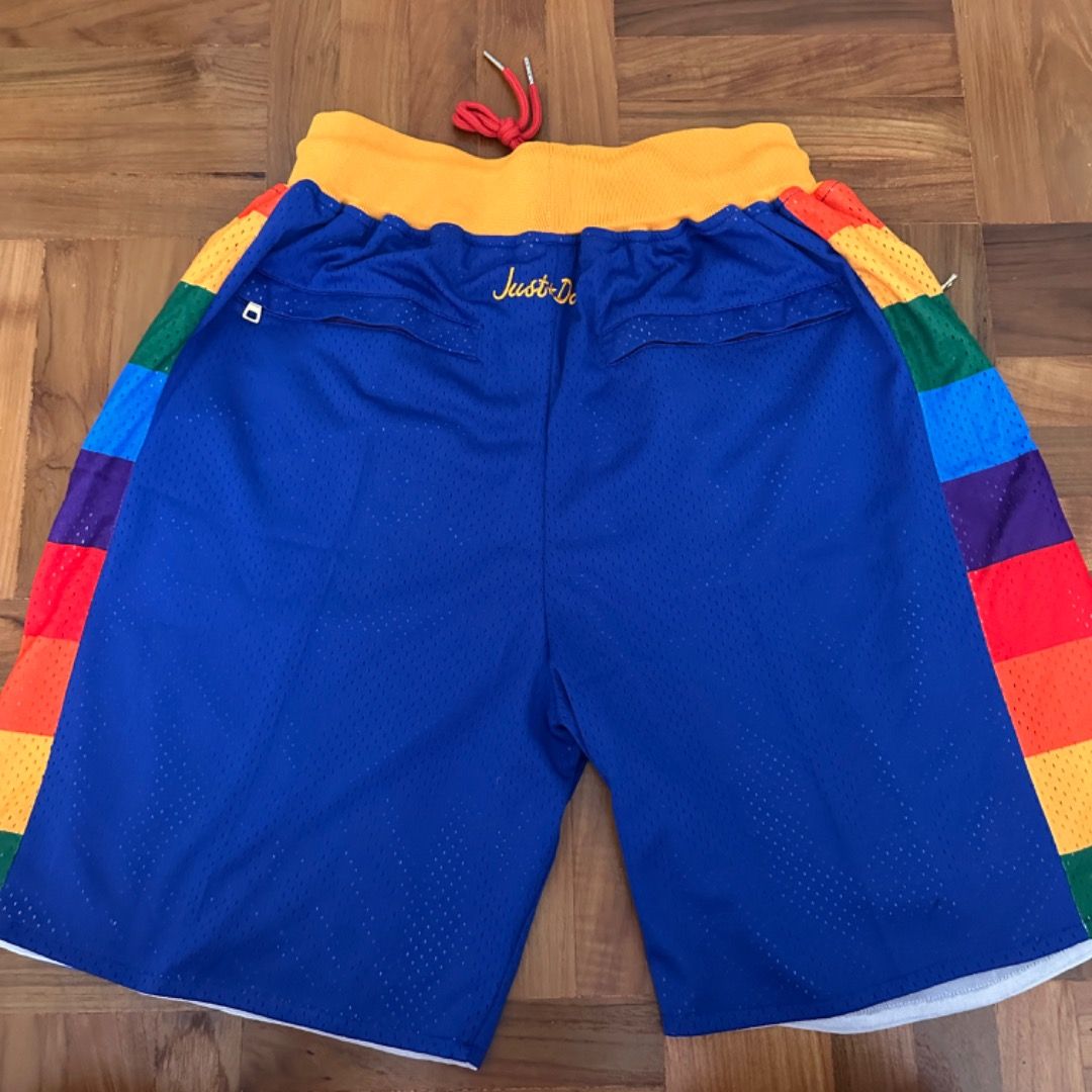 Denver Nuggets Blue JUST DON Shorts