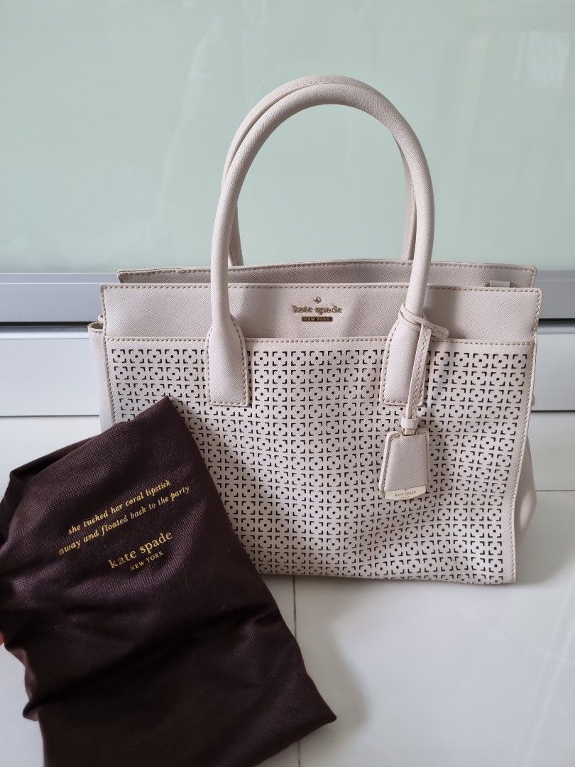 Kate spade cream handbag online