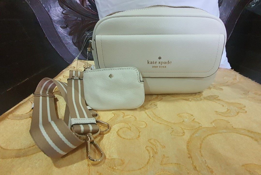 KATE SPADE ROSIE PEBBLED LEATHER FLAP SLING, Luxury, Bags & Wallets on  Carousell