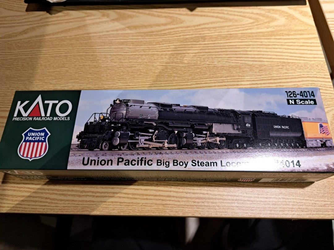 Kato union pacific big boy steam locomotive #4014 N scale 126-4014