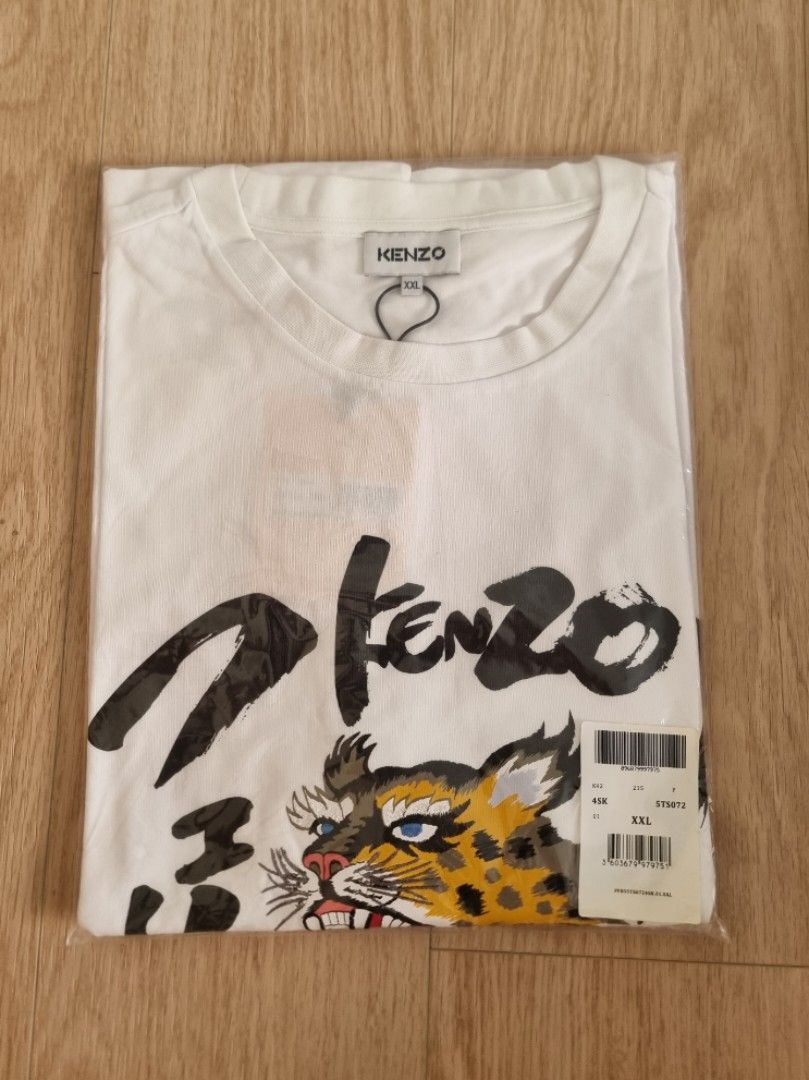 Kenzo Kansai Yamamoto Embroidery Tiger Tee Shirt