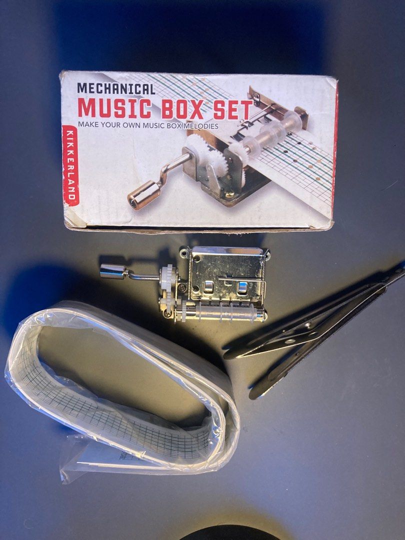 Kikkerland Make Your Own Music Box Kit