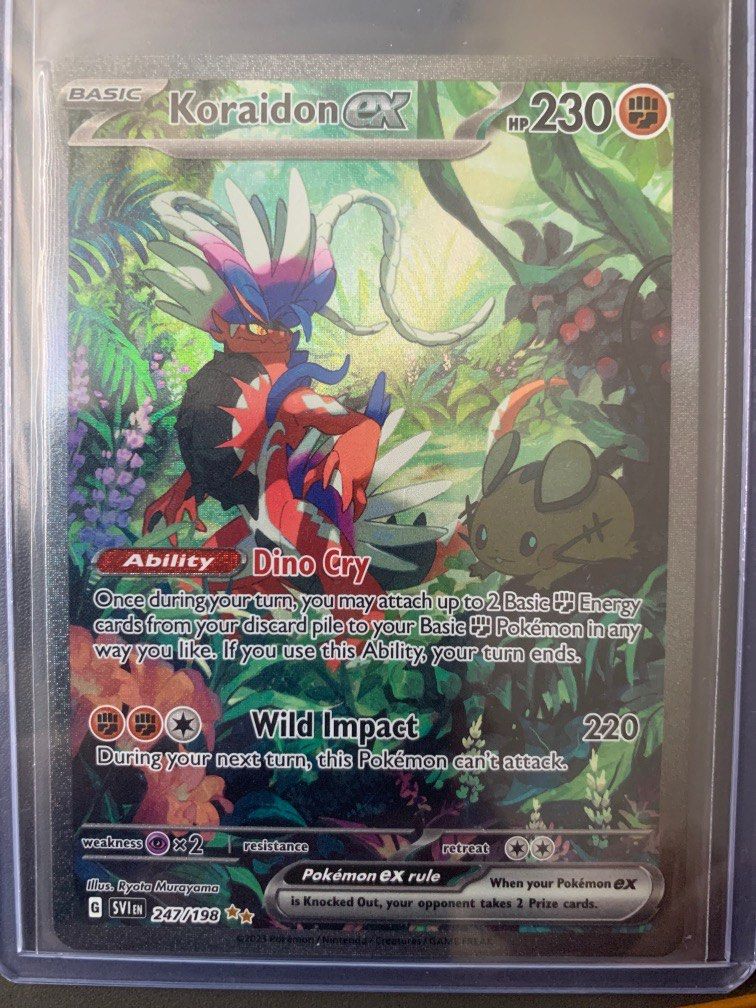Koraidon ex Special Illustration Rare (SIR) SV01 Scarlet Violet Pokemon TCG,  Hobbies & Toys, Toys & Games on Carousell