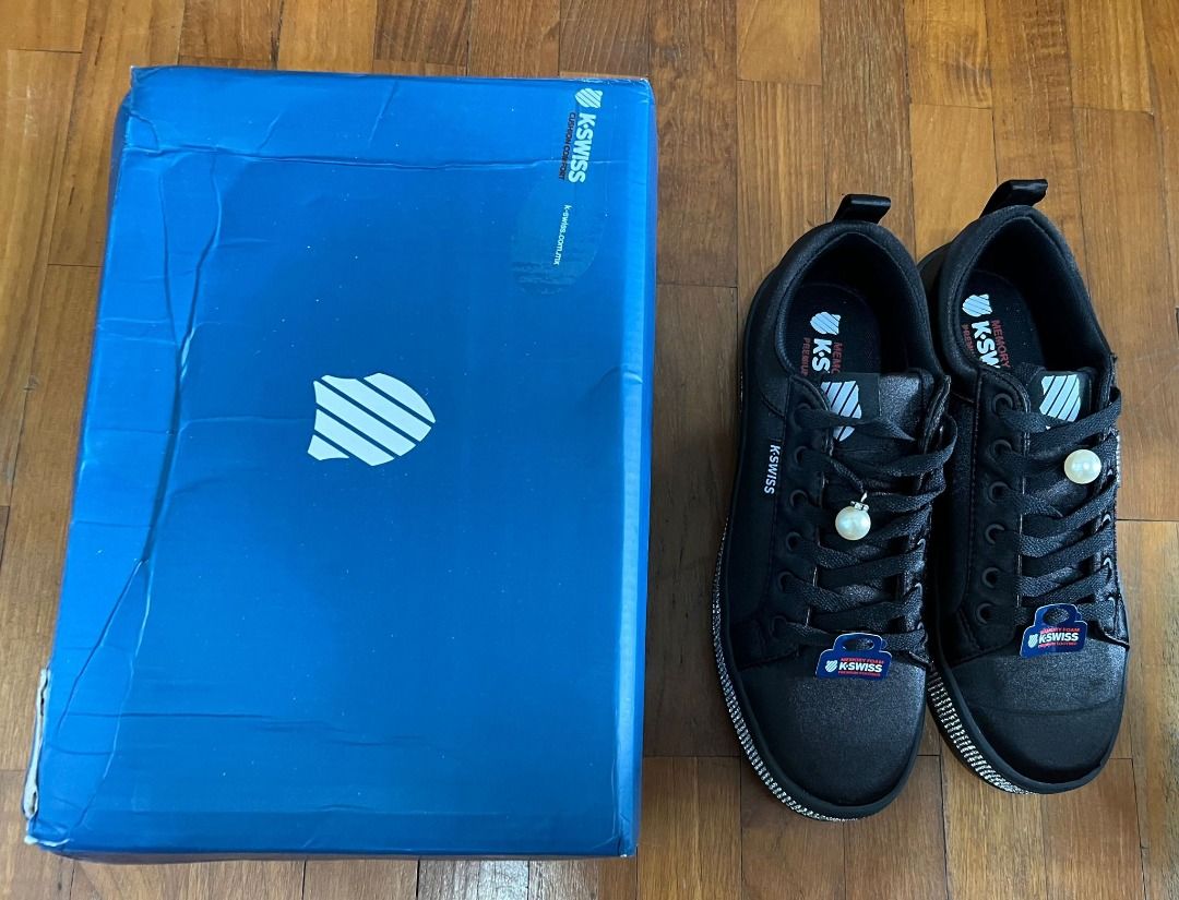 All black new arrivals k swiss