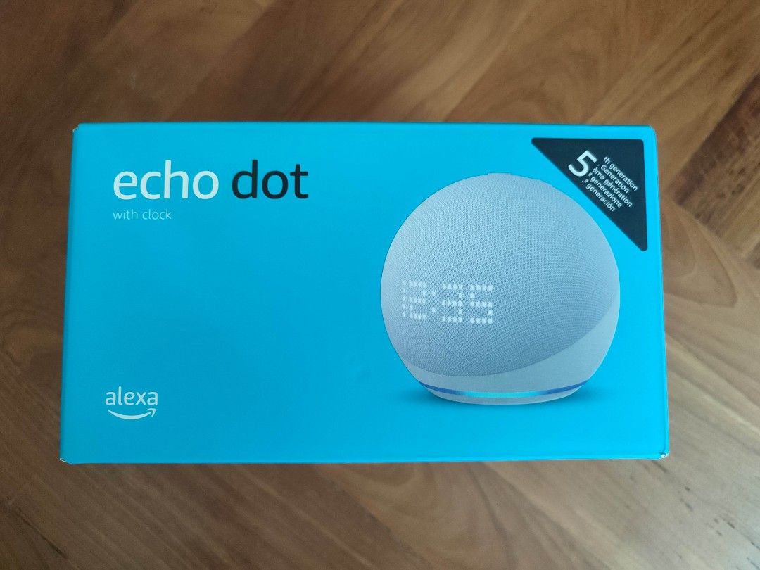 All-new Echo Dot 5th gen with Clock & Alexa ⏰