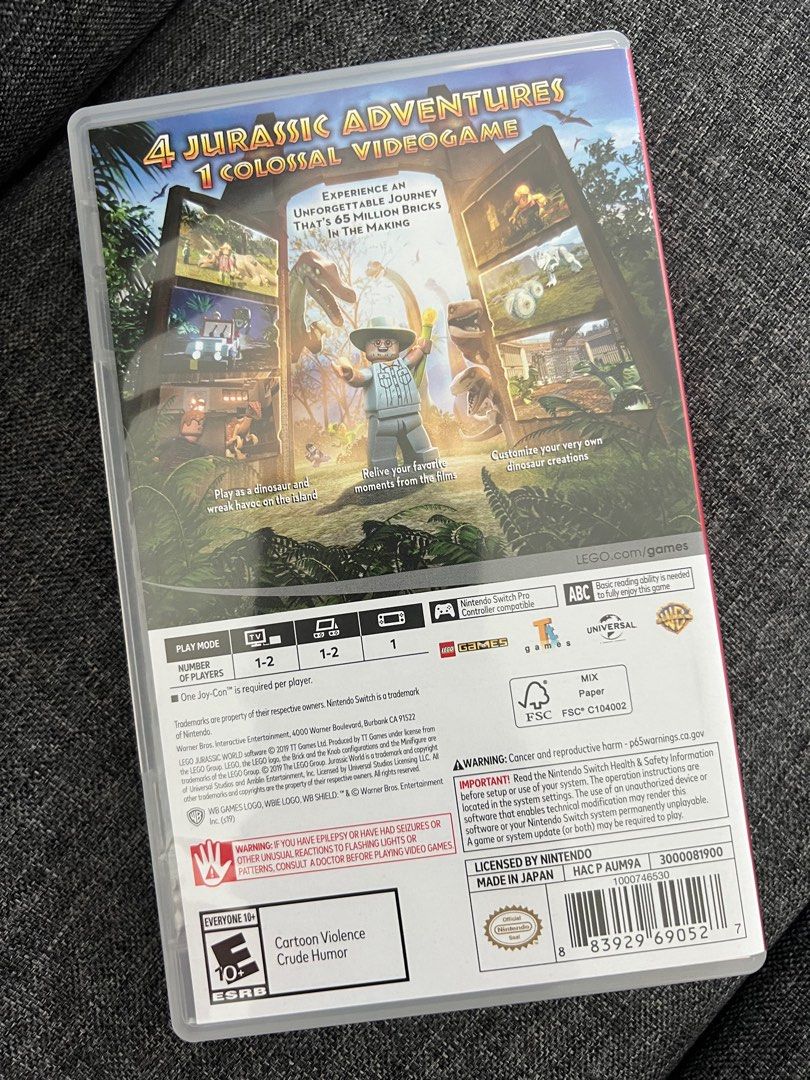 Switch lego jurassic world hotsell