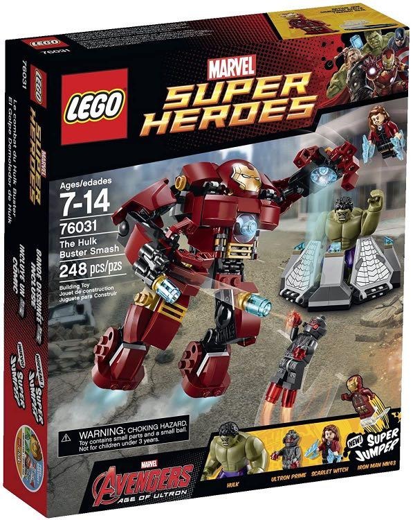 Lego Marvel Super Heroes 76031 The Hulk Buster Smash. Sealed Box