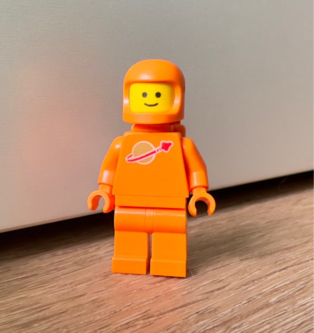 Orange lego spaceman outlet