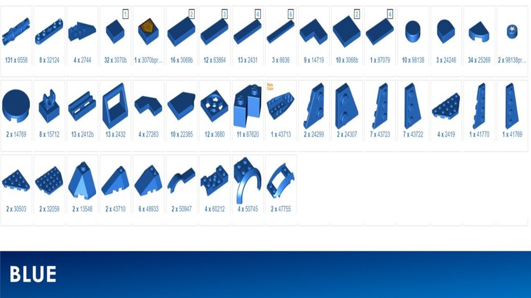 Medium blue lego bricks outlet