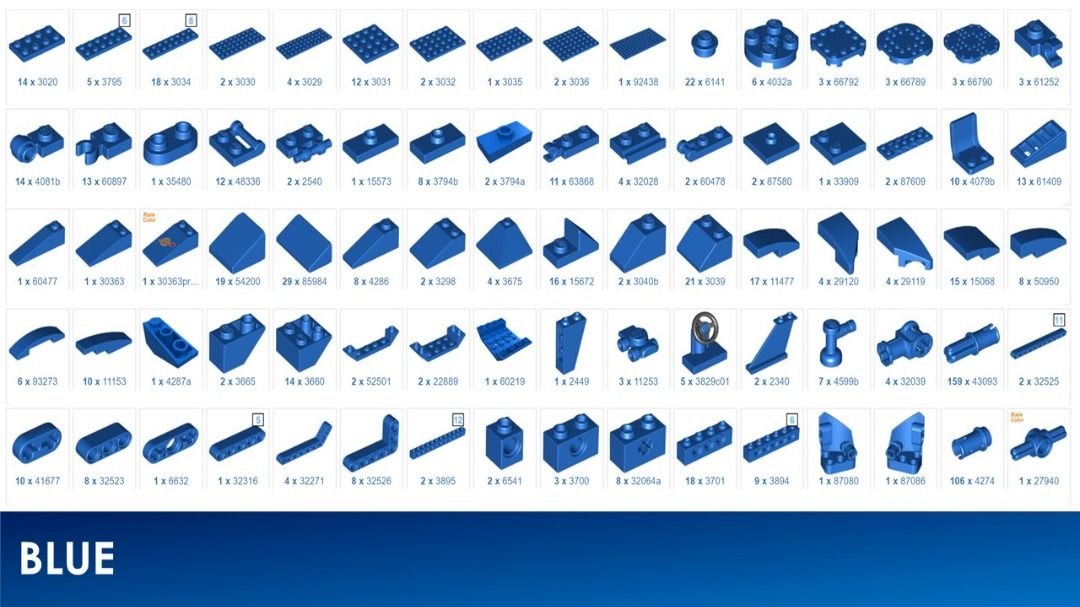 Dark blue lego bricks deals
