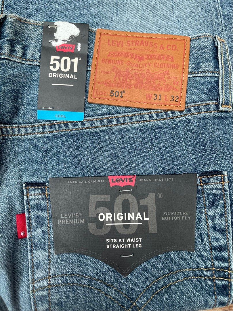 Levi s 501 Premium Cool Men s Fashion Bottoms Jeans on Carousell