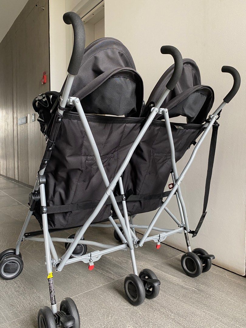 Lightweight double twin stroller Babies Kids Going Out