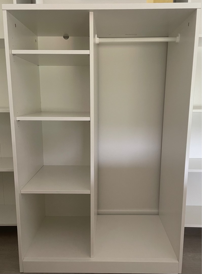 LIKE NEW Ikea SYVDE open wardrobe