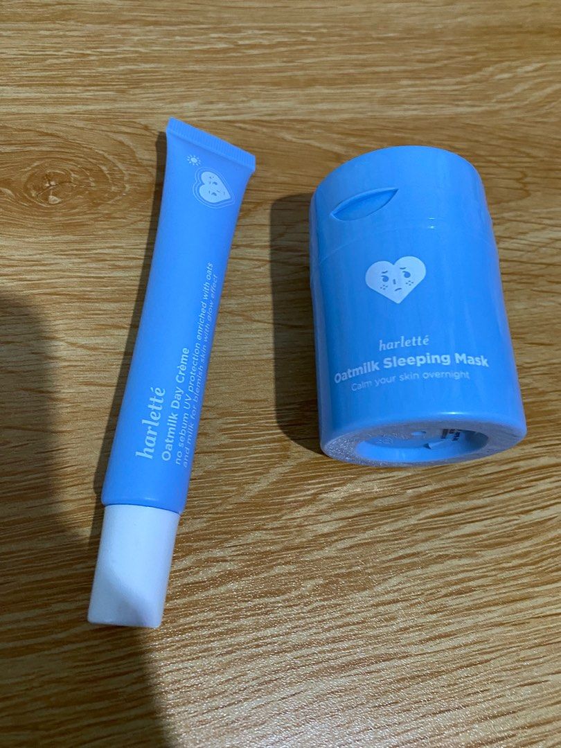 [LIMITED EDITION] Harlette Oatmilk Sleeping Mask Acne Prone, Dry