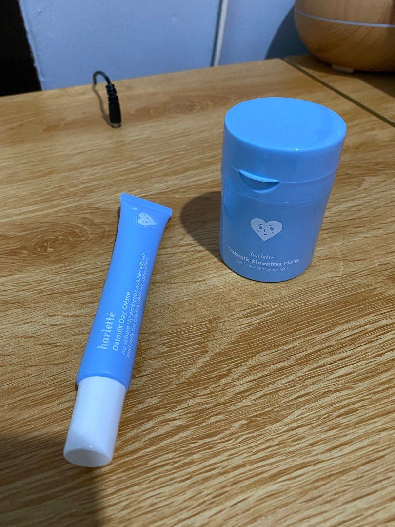 [LIMITED EDITION] Harlette Oatmilk Sleeping Mask Acne Prone, Dry