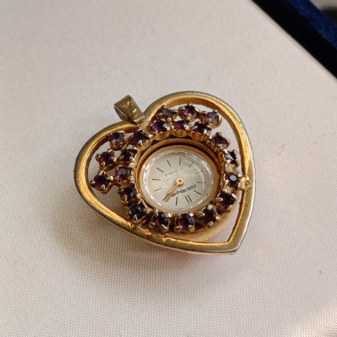 Montre De Poche Vintage Mécanique - Rétro En Bronze Avec Chaîne - Parfait Cadeau Unisexe