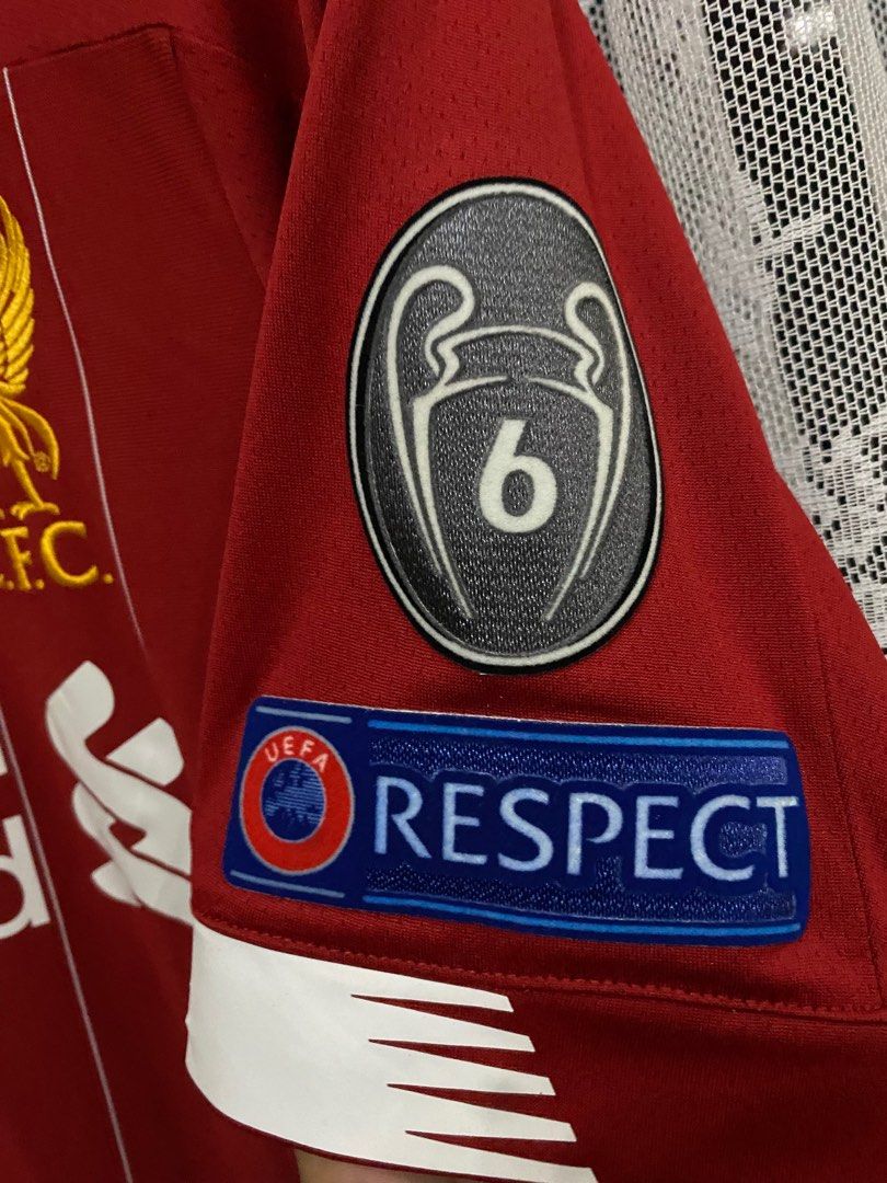 Liverpool 6 sale champions league shirt