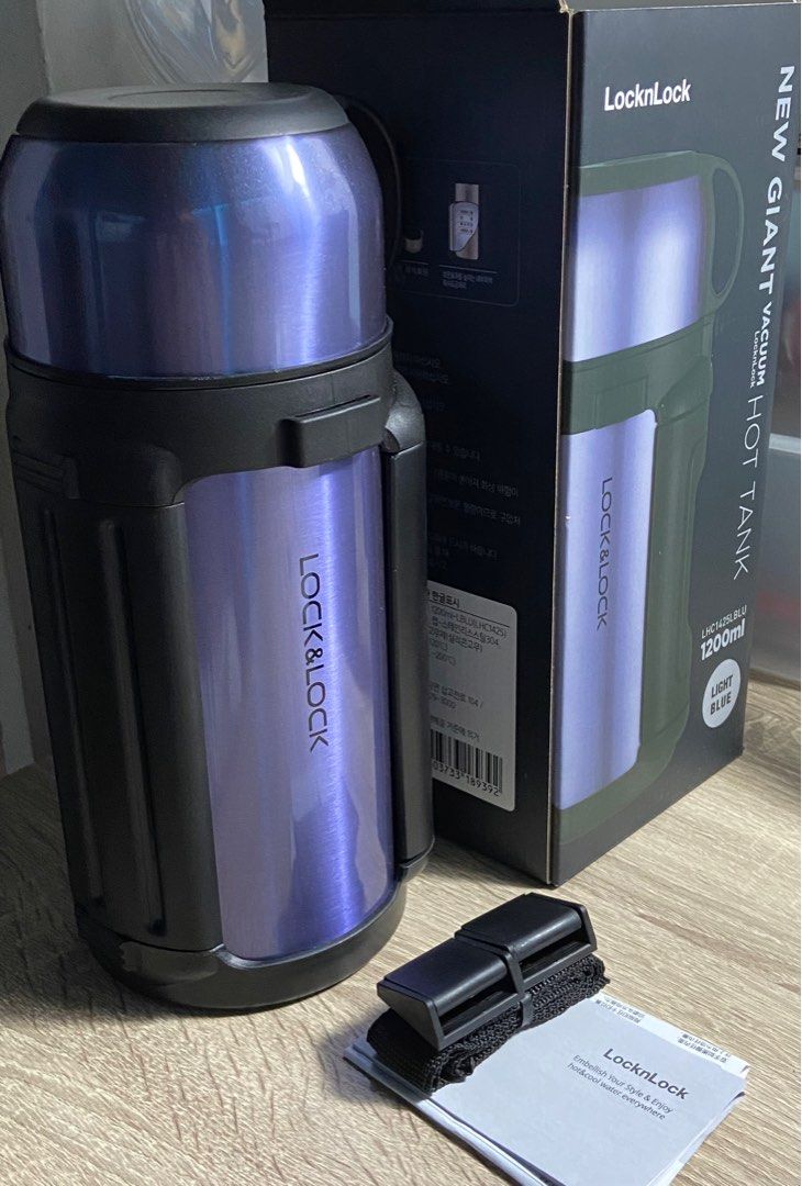 Locknlock 1.8L New Giant Hot Tank Vacuum Insulated Stainless Steel Water  Bottle