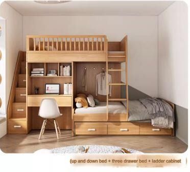 Staggered bunk beds store