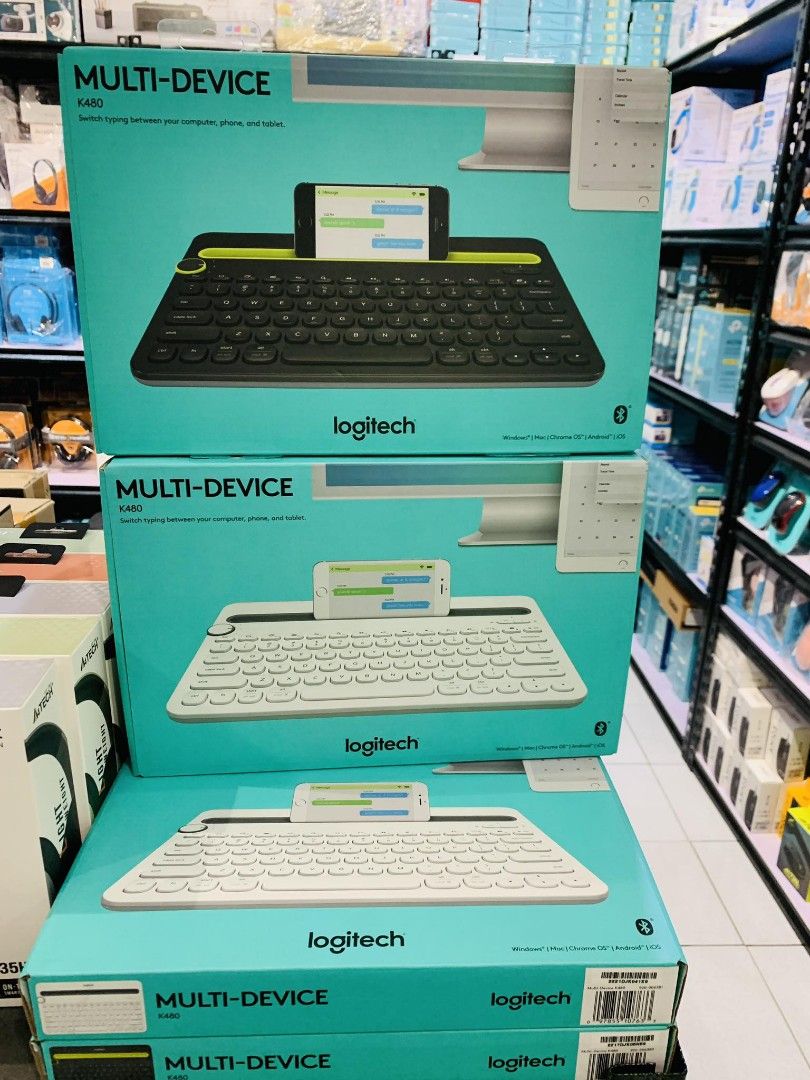 💯Logitech K480 Bluetooth Multi-Device Keyboard Black/White (Category: Computer Keyboard) located in Makati City. Submitted by techubstoreandaccessories (Listing ID 1243282362, Image 1). Description: Logitech K480 Bluetooth Multi-Device Keyboard Black/White On Hand Ready to Ship/Pick-Up‼️ DETAILS: ✅Actual picture posted. ✅BRAND NEW & ORIGINAL. ✅7 days replacement with warranty. (Terms and conditions apply). ✅We can issue delivery receipt,sales in