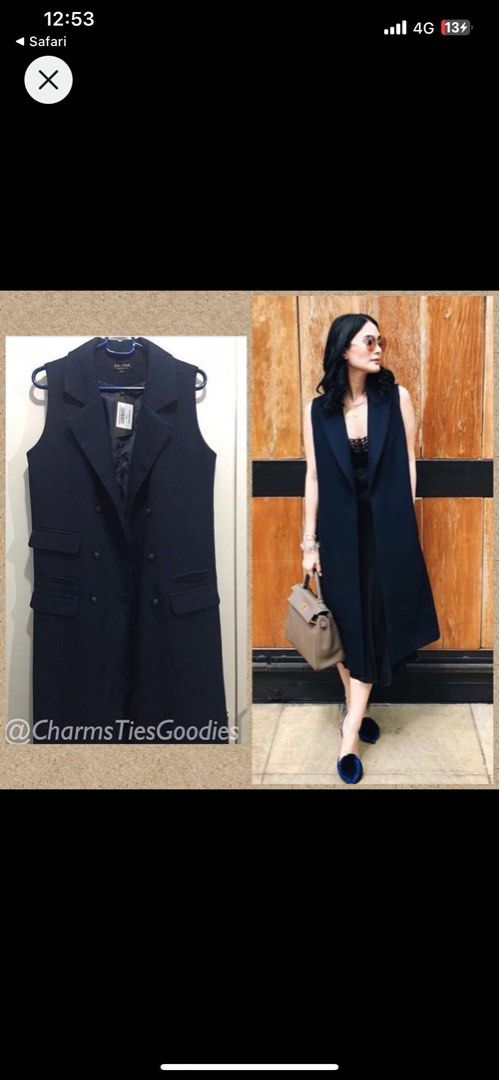 Long clearance line waistcoat